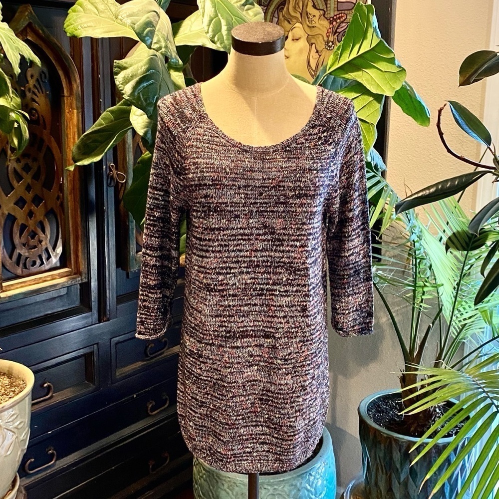 Urban Outfitters mixed knit 3/4” sleeve sweater